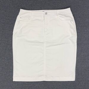 Charter Club White Pencil Jean Skirt